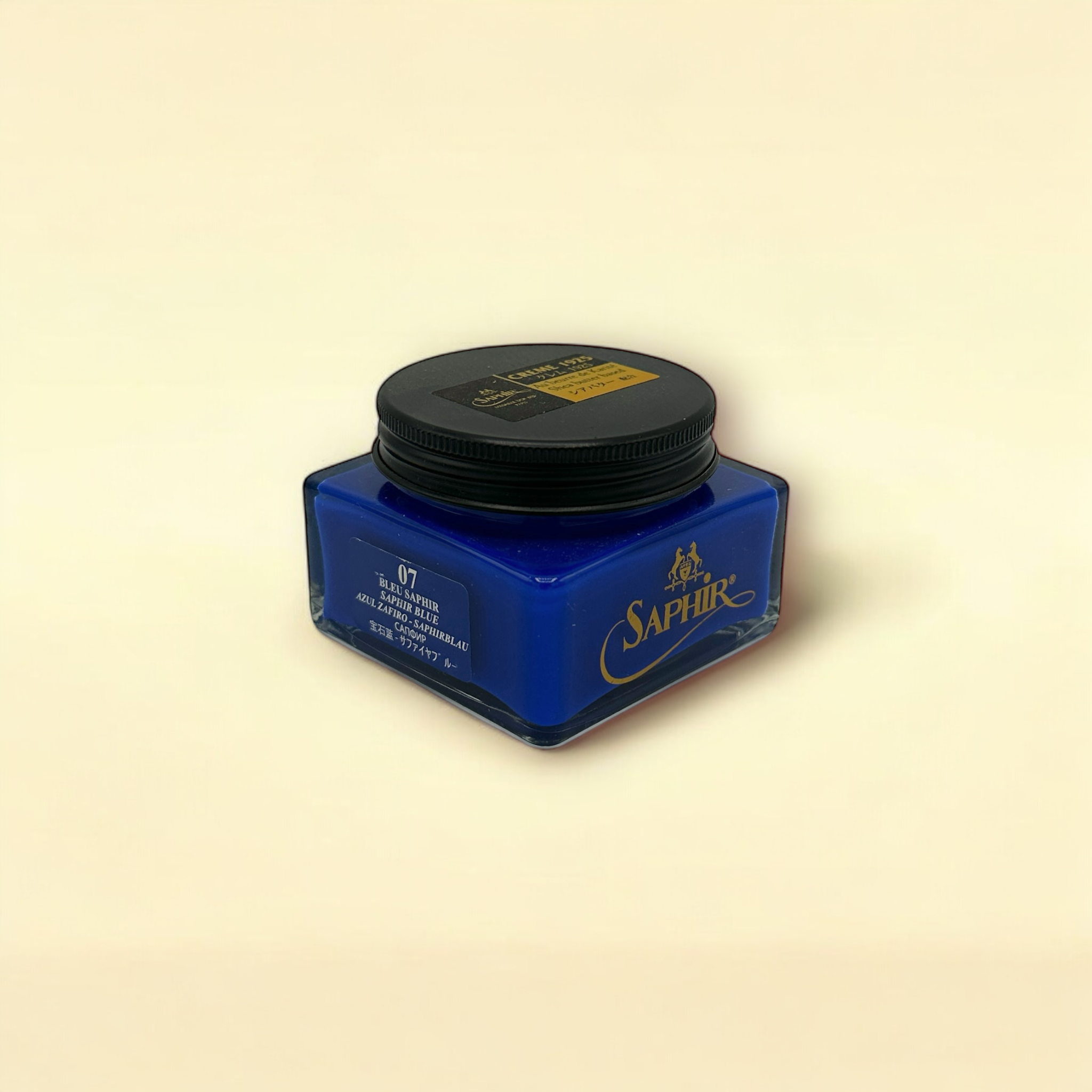 Saphir Pommadier Cream Polish 75ml Saphir Blue 07