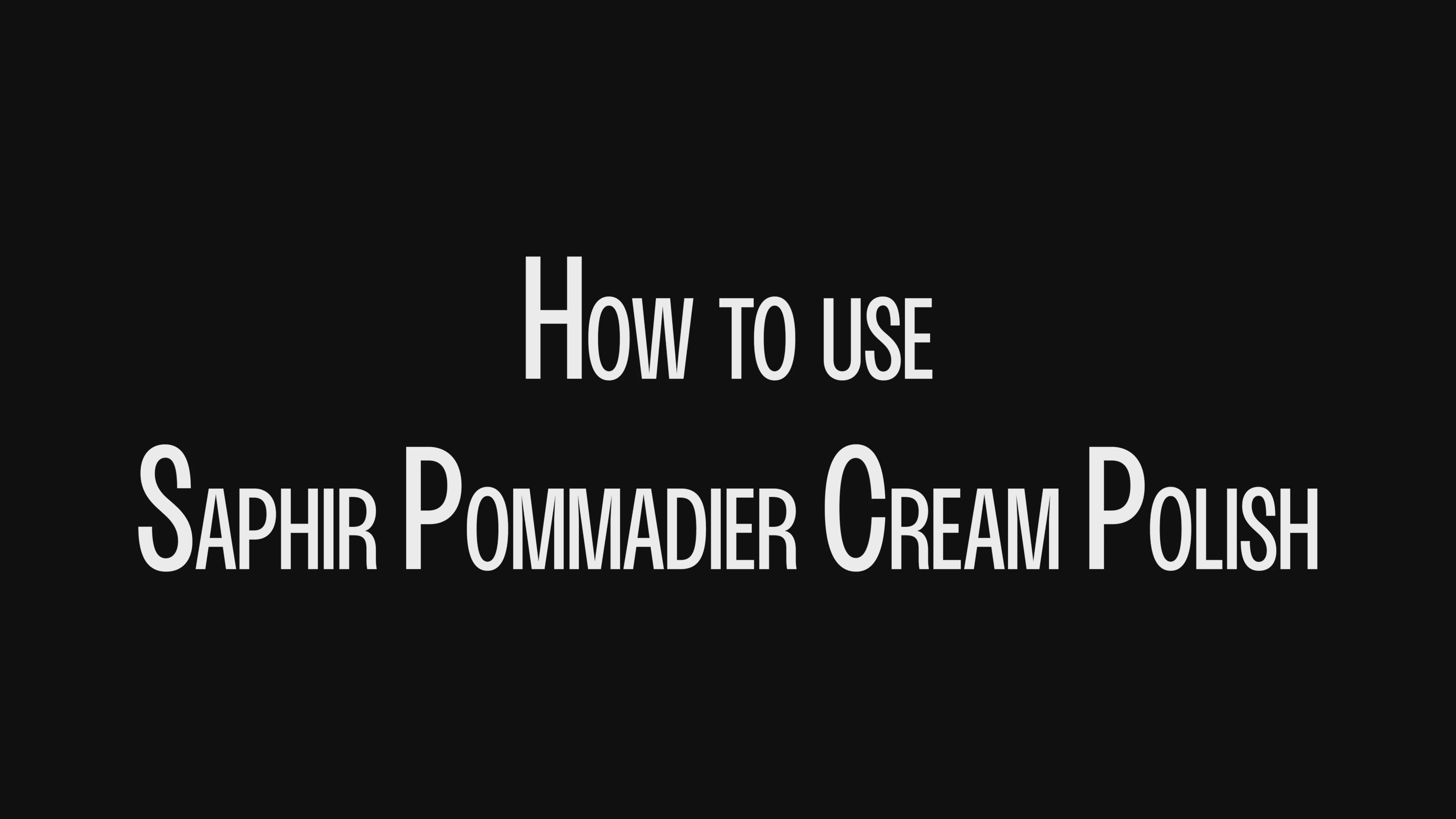 Saphir Medaille d'Or 1925 Pommadier Cream Polish (Select Colour & Size)