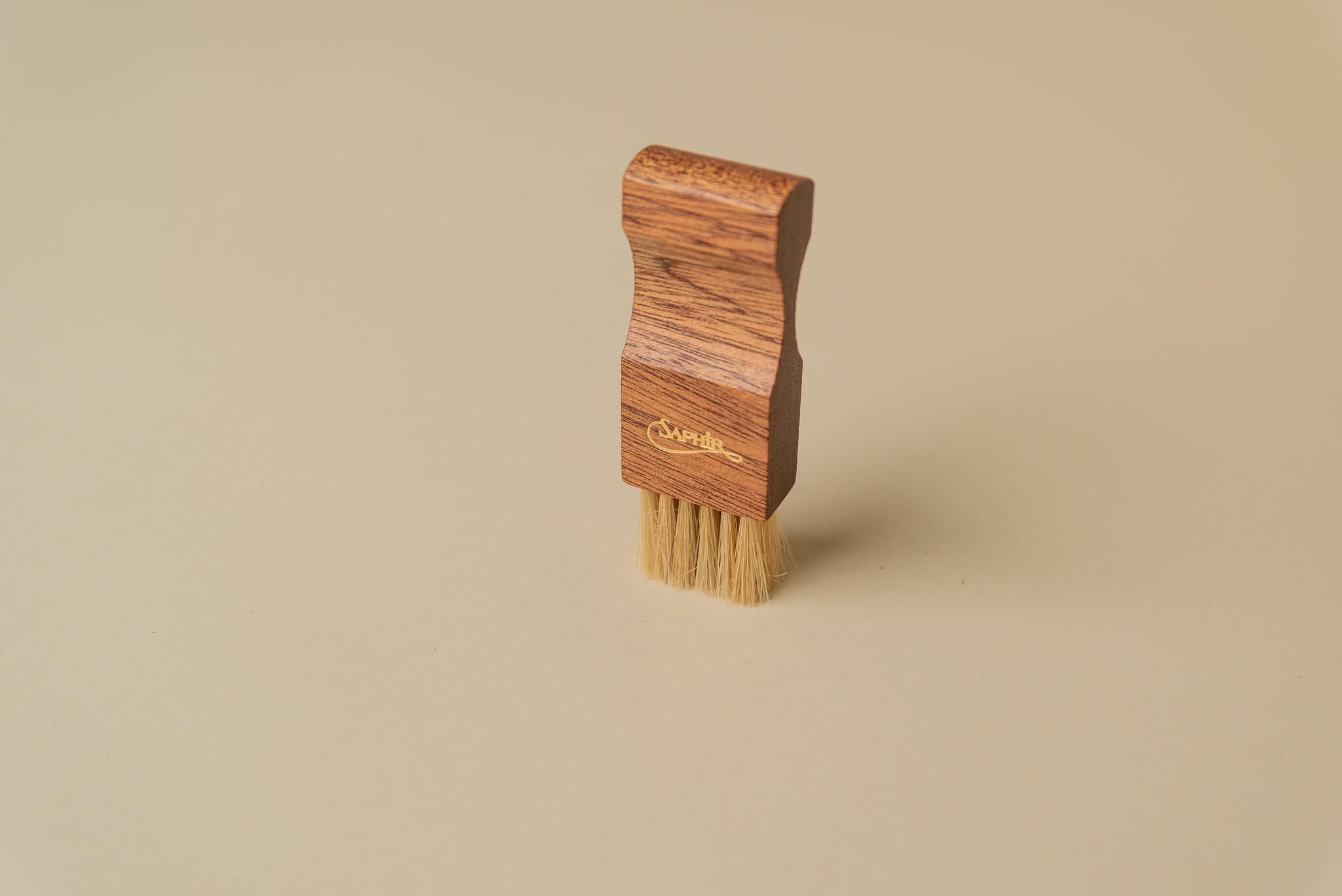 Saphir Medaille d'Or 1925 Wood Small Dauber Applicator Horse Hair Brush 3.5" - Brillare