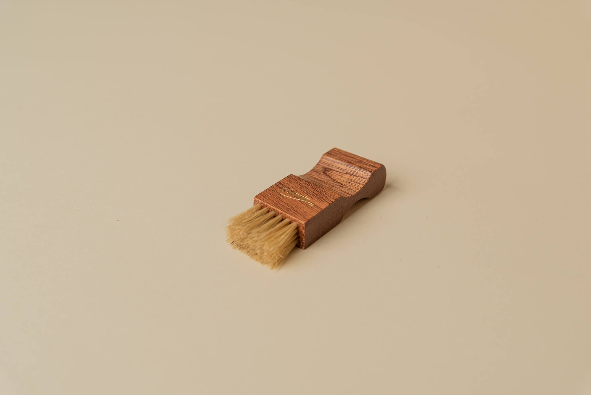 Saphir Medaille d'Or 1925 Wood Small Dauber Applicator Horse Hair Brush 3.5" - Brillare