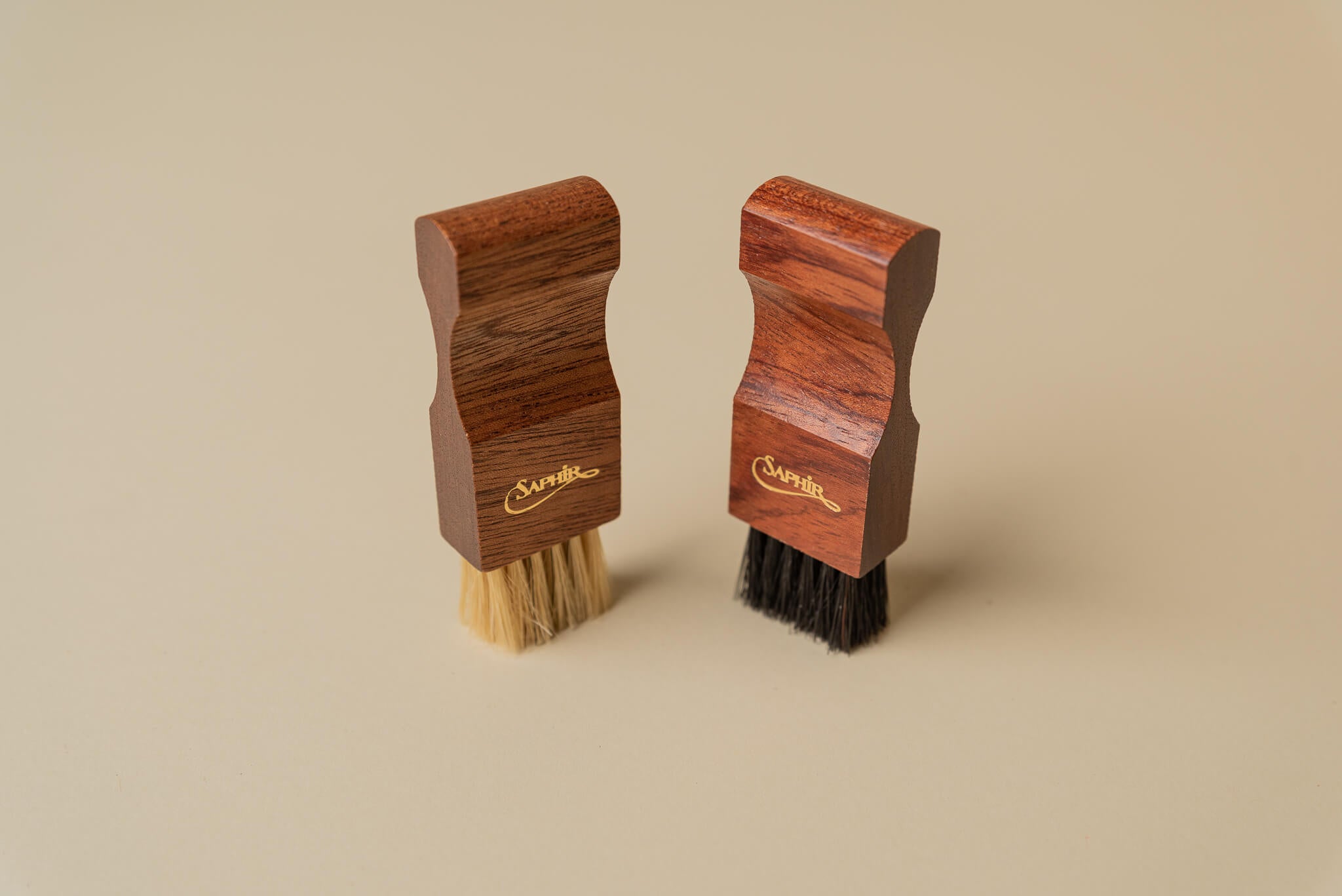 Saphir Medaille d'Or 1925 Wood Small Dauber Applicator Horse Hair Brush 3.5" - Brillare 5