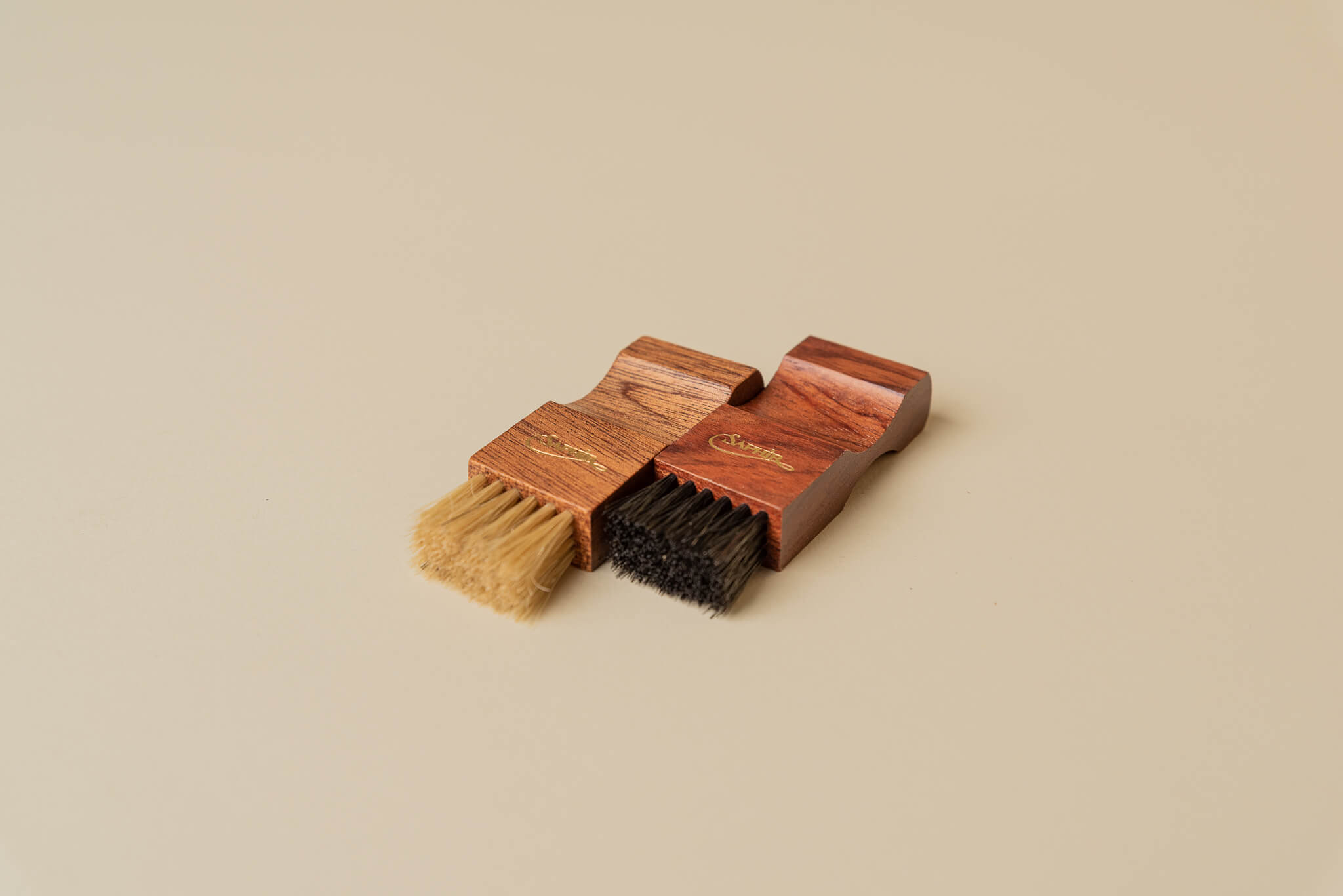 Saphir Medaille d'Or 1925 Wood Small Dauber Applicator Horse Hair Brush 3.5" - Brillare 8