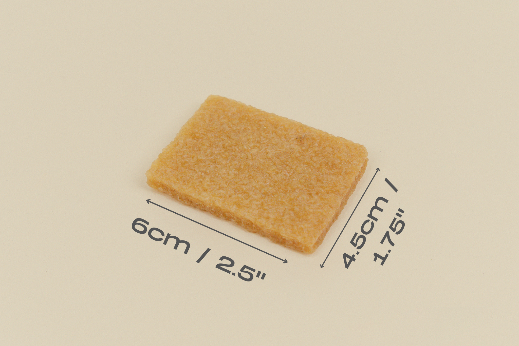 Brillaré Magic Brick suede eraser, nubuck cleaner, sneaker cleaner, sole edge cleaner, and suede care product close up photo 2 showing size