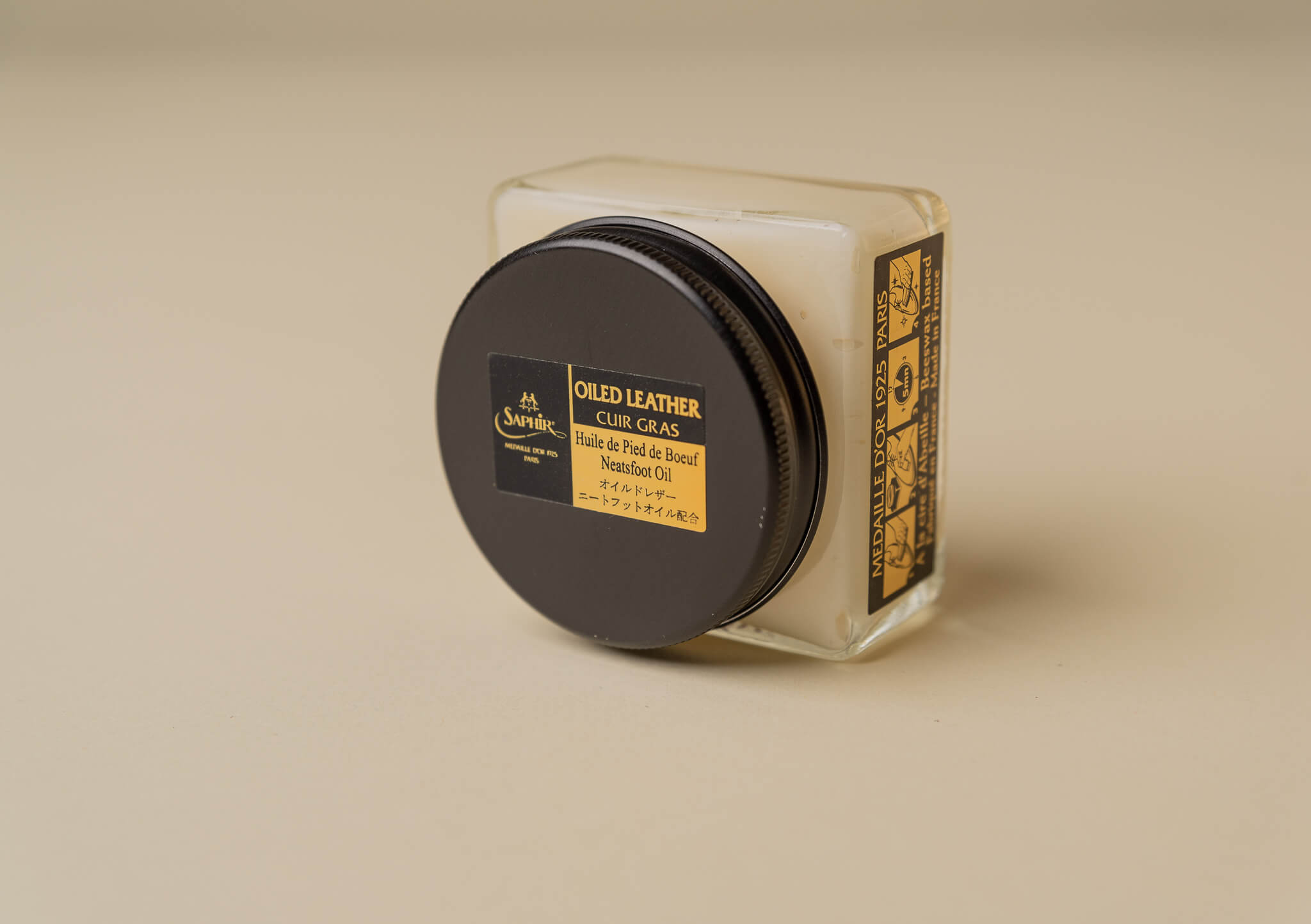 Saphir Medaille d'Or Oiled leather cream Neutral 01 - Brillare 