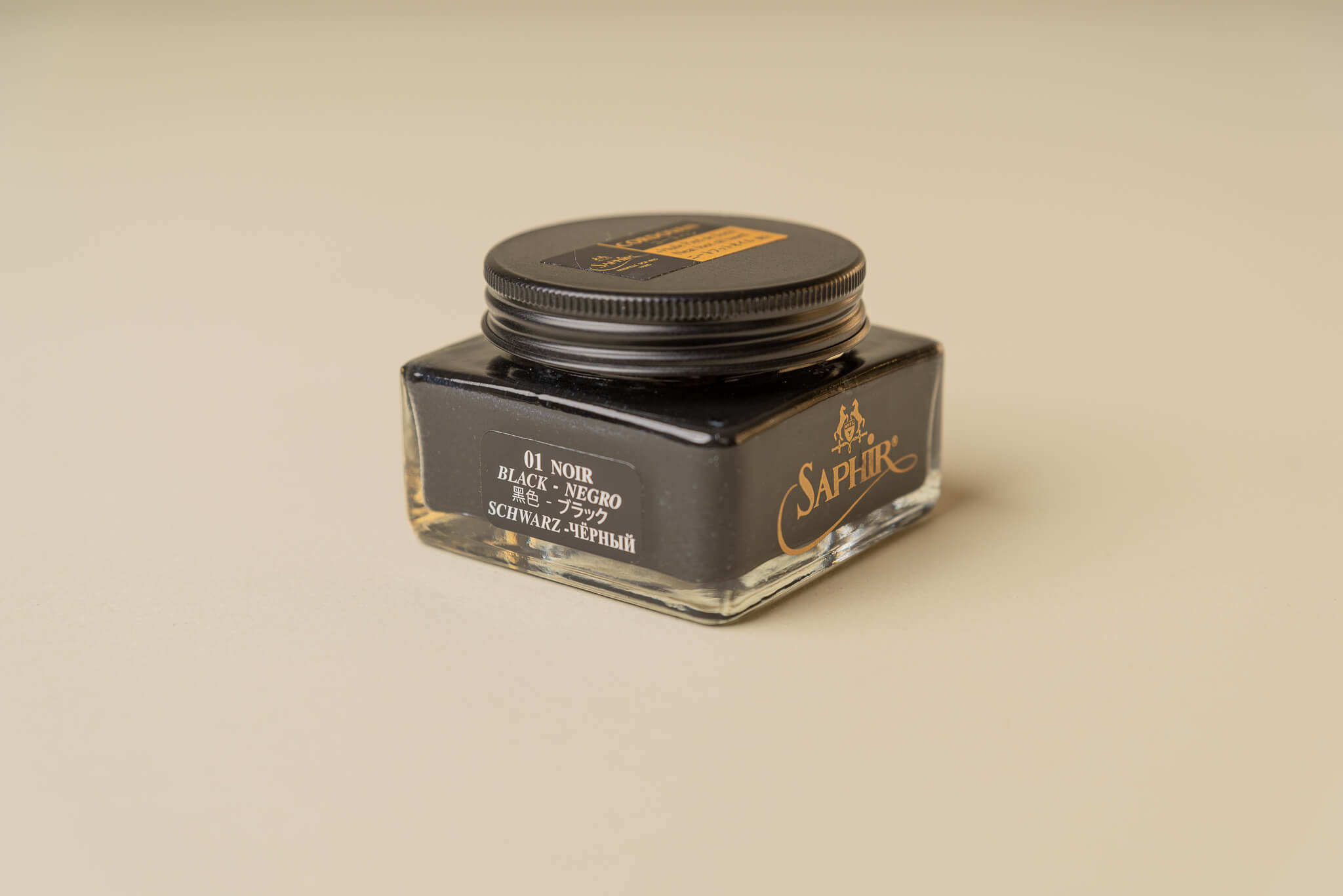 Saphir Medaille d'Or 1925 Cordovan Shoe care Creme - Brillare black noir 01 