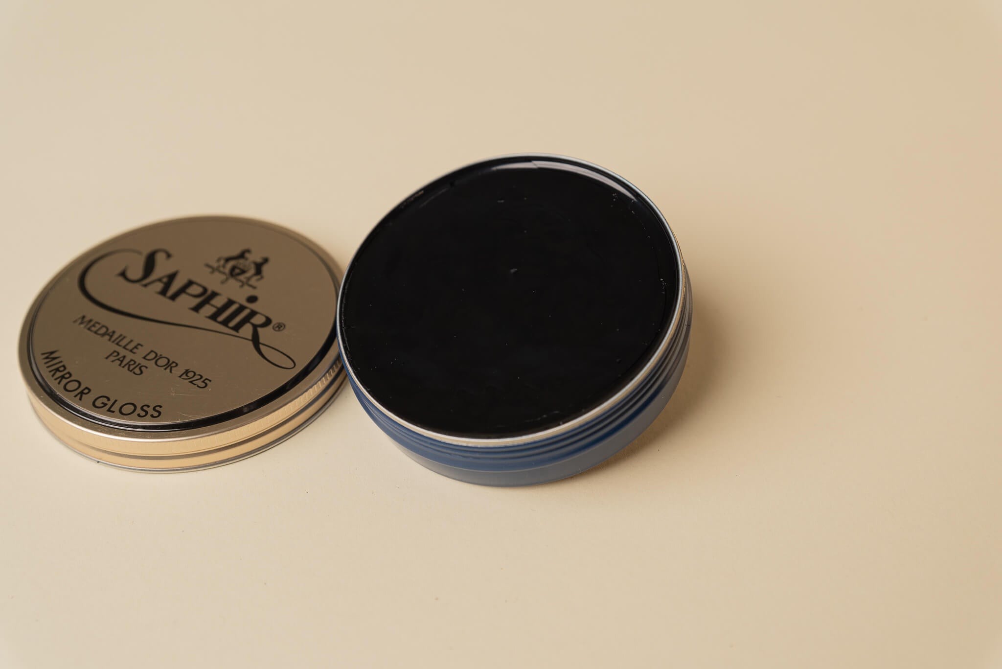 Saphir Medaille d'Or 1925 Mirror Gloss Shoe Polish Paste Wax - Brillare Navy 06