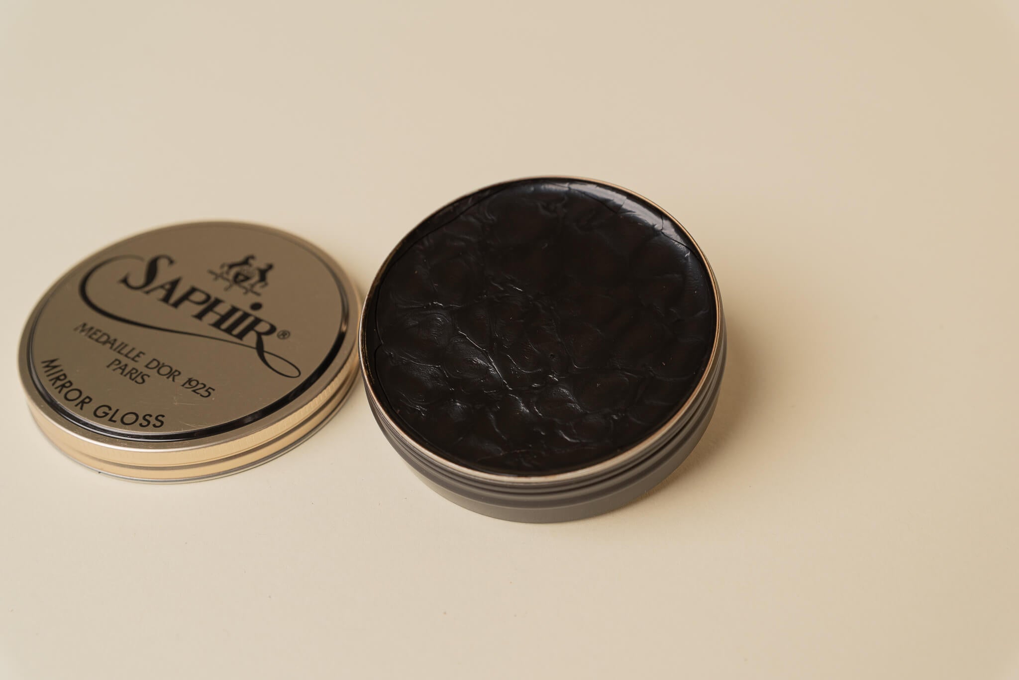 Saphir Medaille d'Or 1925 Mirror Gloss Shoe Polish Paste Wax - Brillare dark brown 05